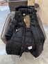 Burberry Hooded Belted Long Down Jacket