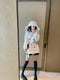 Burberry Belted Hooded Quilted Down Jacket