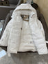 Burberry Belted Hooded Quilted Down Jacket