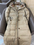 Burberry Belted Hooded Long Puffer Jacket