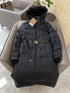 Burberry Belted Hooded Long Puffer Jacket
