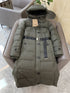 Burberry Belted Hooded Long Puffer Jacket