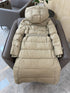 Burberry Belted Hooded Long Puffer Jacket