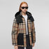Burberry Reversible Beige Check Hooded Puffer Jacket