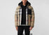 Burberry Beige Check Hooded Puffer Jacket