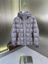 Zegna Quilted Hooded Short Down Coat