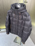 Zegna Quilted Hooded Short Down Coat