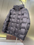 Zegna Quilted Hooded Short Down Coat