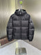 GUCCI Hooded Patterned-Panel Puffer Jacket