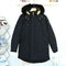 Moose Knuckles Men's Black Fur-Trim Hood Long Parka