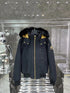 Moose Knuckles Fur-Trim Hooded Puffer Jacket