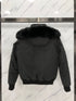 Moose Knuckles Fur-Trim Hooded Puffer Jacket