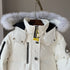 Moose Knuckles Women's Fur-Trim Hood Short Down Jacket