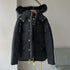 Moose Knuckles Fur-Trim Hooded Puffer Jacket