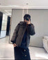 Moose Knuckles Contrast Panel Hooded Puffer Jacket