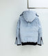 Moose Knuckles Contrast Panel Hooded Puffer Jacket