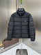 Prada Quilted Stand Collar Puffer Jacket