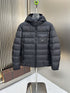 Prada Black Hooded Puffer Jacket