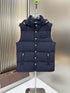 Prada Quilted Hooded Down Vest