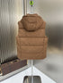 Prada Quilted Hooded Down Vest