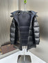 Prada Black Hooded Puffer Jacket