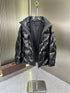 Prada Glossy Diagonal-Quilt Puffer Jacket