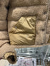Moncler Beige Sherpa Hooded Puffer Coat