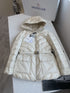 Moncler Hooded Belted Puffer Coat