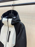 Moncler Color-Block Hooded Puffer Coat