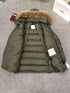 Moncler Hooded Fur-Trim Puffer Coat