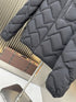Moncler Chevron-Quilted Hooded Puffer Coat