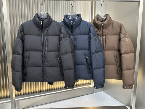 Moncler Quilted Stand-Collar Puffer Coat