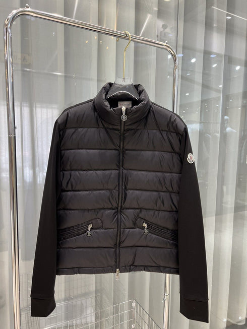Moncler Quilted Front Knit Jacket