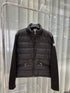 Moncler Quilted Front Knit Jacket