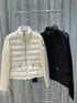 Moncler Quilted Front Knit Jacket
