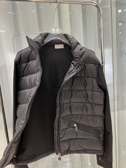 Moncler Quilted Front Knit Jacket