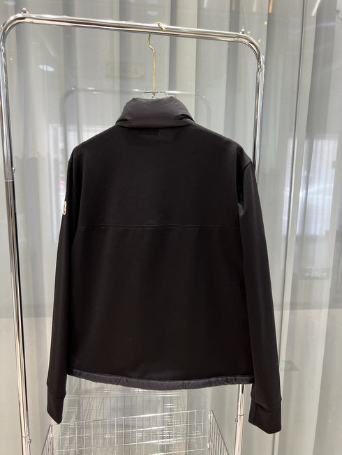 Moncler Quilted Front Knit Jacket