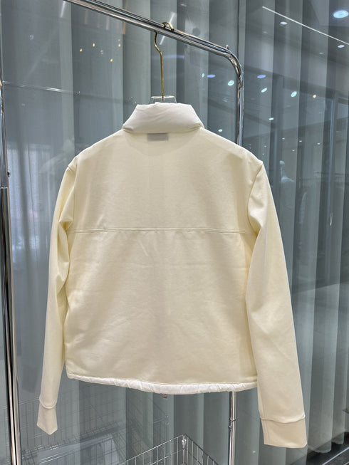 Moncler Quilted Front Knit Jacket
