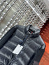 Moncler Black Quilted Knit-Sleeve Jacket