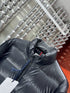 Moncler Black Quilted Knit-Sleeve Jacket