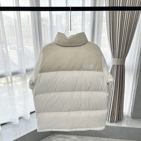 The North Face Color-Block Logo Puffer Jacket