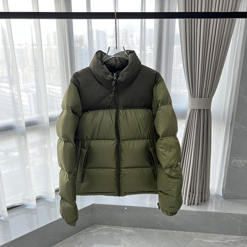The North Face Color-Block Logo Puffer Jacket