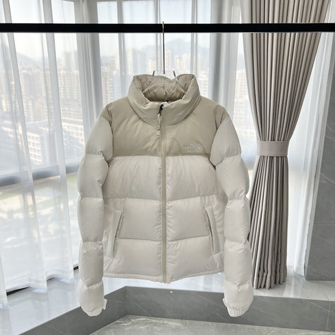 The North Face Color-Block Logo Puffer Jacket