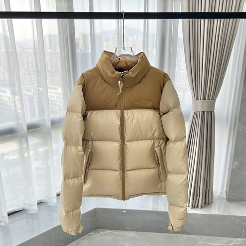 The North Face Color-Block Logo Puffer Jacket