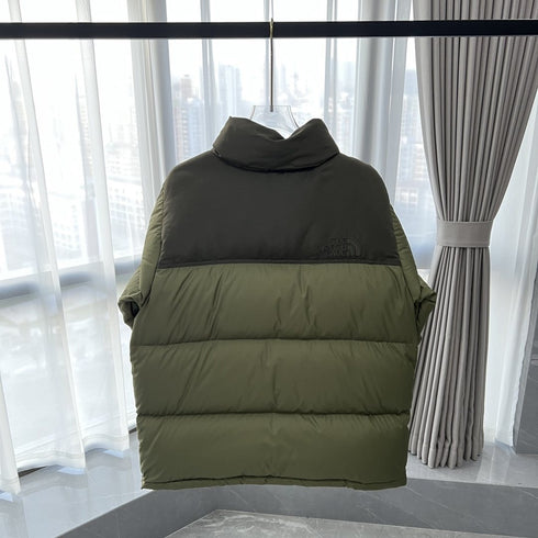 The North Face Color-Block Logo Puffer Jacket
