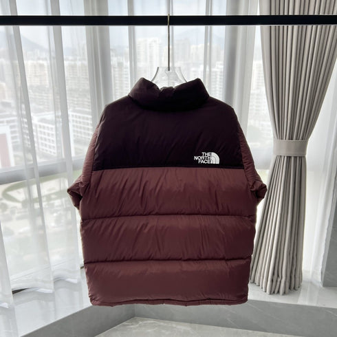 The North Face Color-Block Logo Puffer Jacket