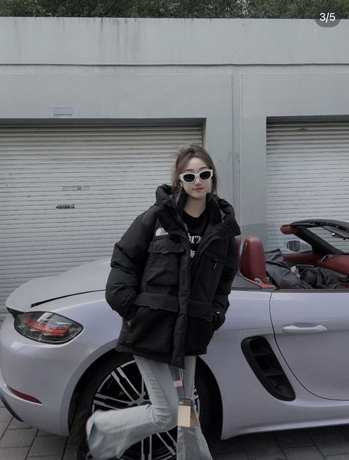 The North Face Hooded Utility Puffer Jacket