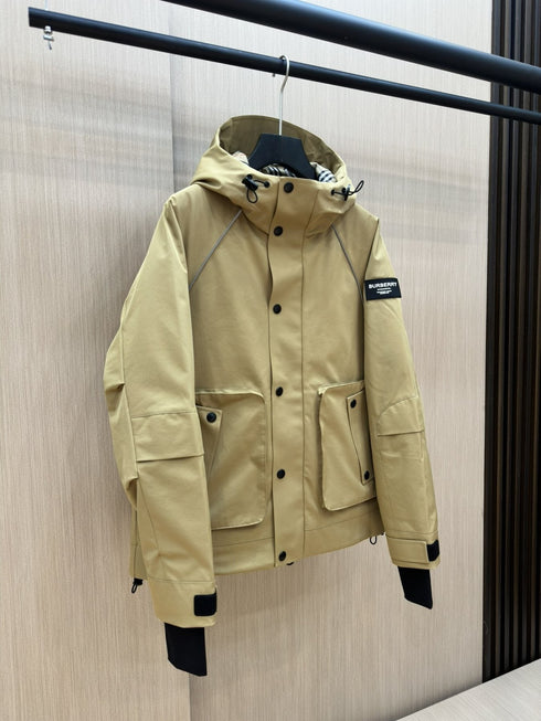 Burberry Hooded Utility Short Down Jacket