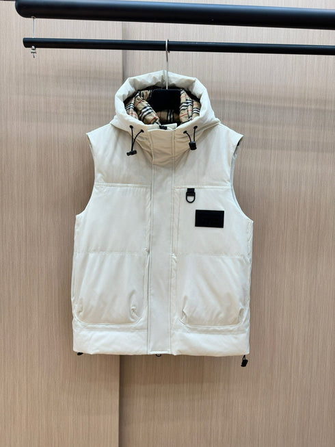 Burberry Hooded Padded Down Vest