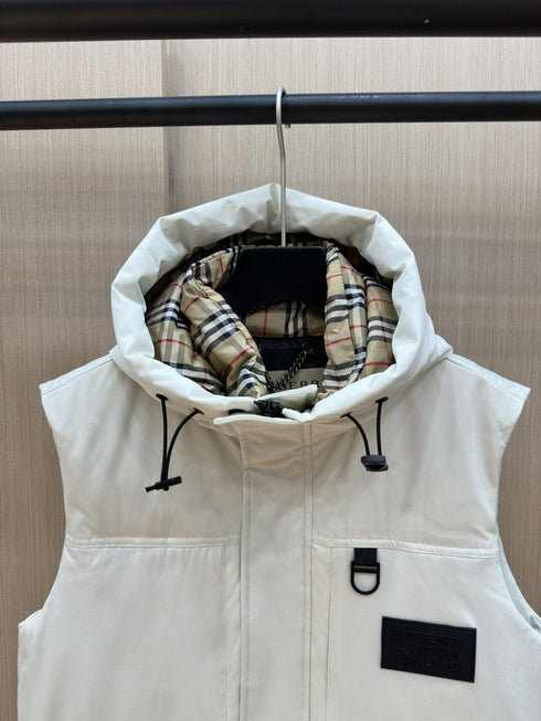 Burberry Hooded Padded Down Vest